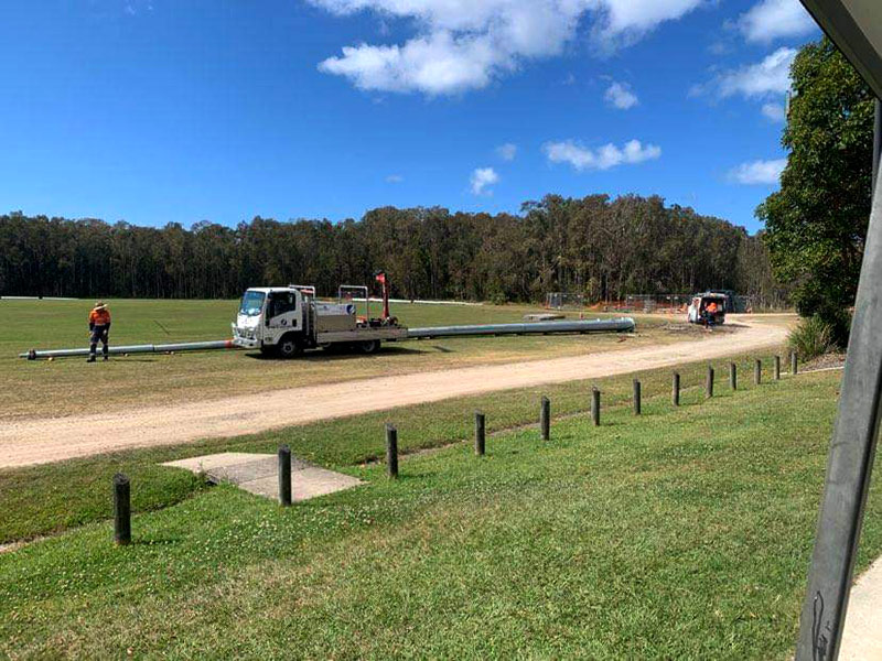bribie little athletics oval lights